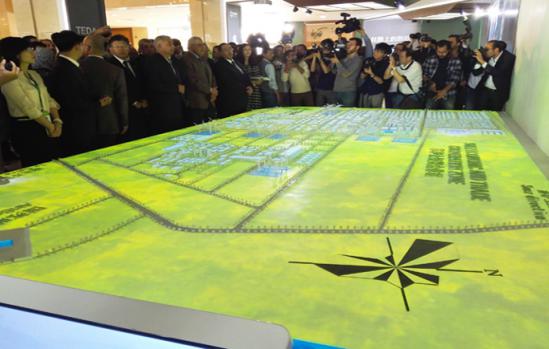 埃及蘇伊士規(guī)劃館數(shù)字沙盤